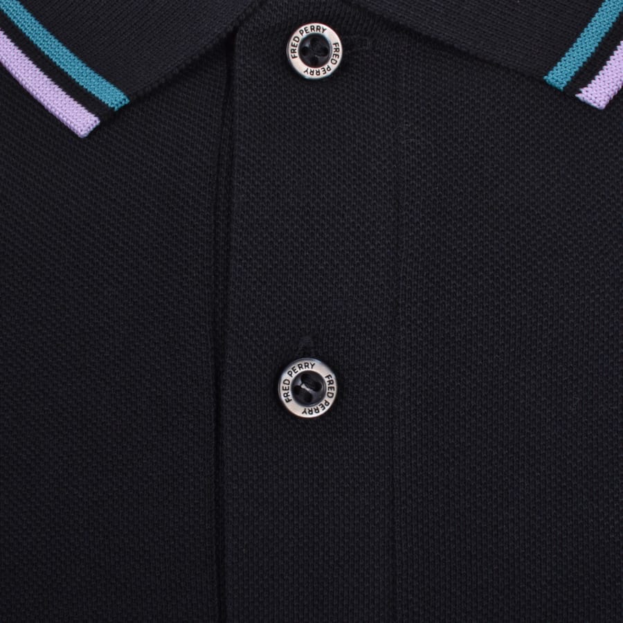 Fred Perry Twin Tipped Polo T Shirt Navy male Medium